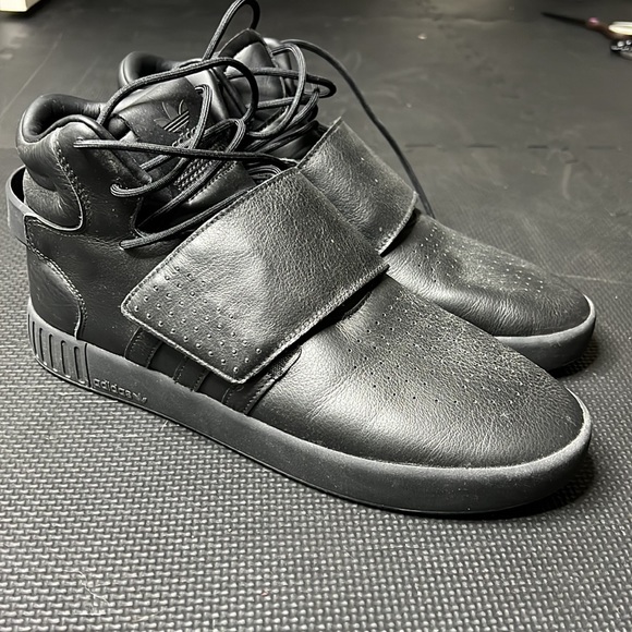 Adidas Tubular Invader Strap Black Size 11 - Picture 2 of 5